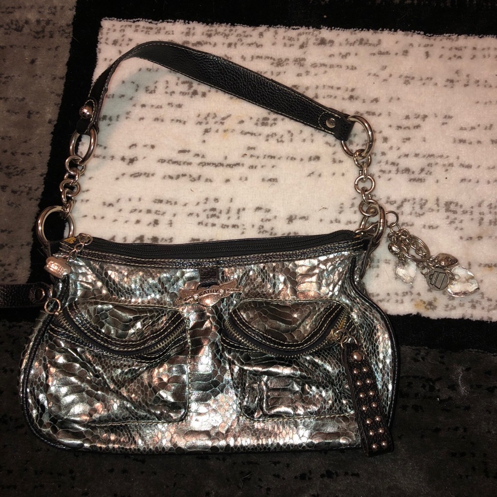 Small silver Kathy purse